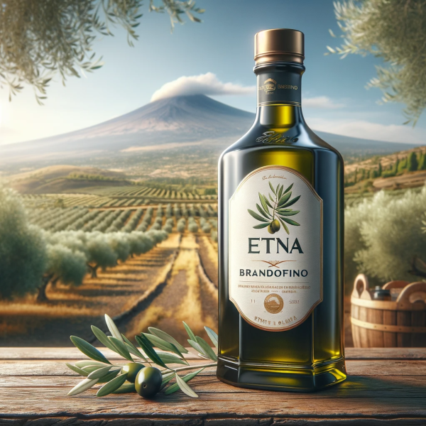 Olio d'Oliva Extravergine "Etna Brandofino" 1L - Sapore Autentico della Sicilia