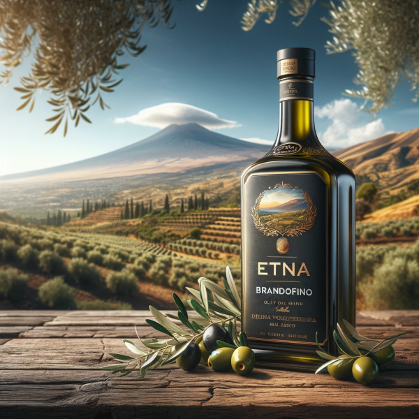 Olio d'Oliva Extravergine "Etna Brandofino" 250 ml - Sapore Autentico della Sicilia